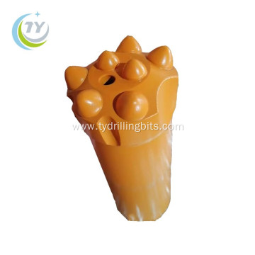 R32-51mm 7 buttons thread rock drill bit head